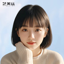 短发初恋假发女全头套无痕真发全真人发丝自然日常整顶假发