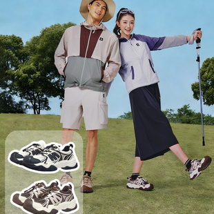 Camel/骆驼女鞋2025秋季新款丑萌鞋户外登山鞋女厚底休闲运动鞋子