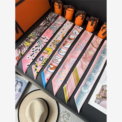 适用h粉色twill绑包上丝