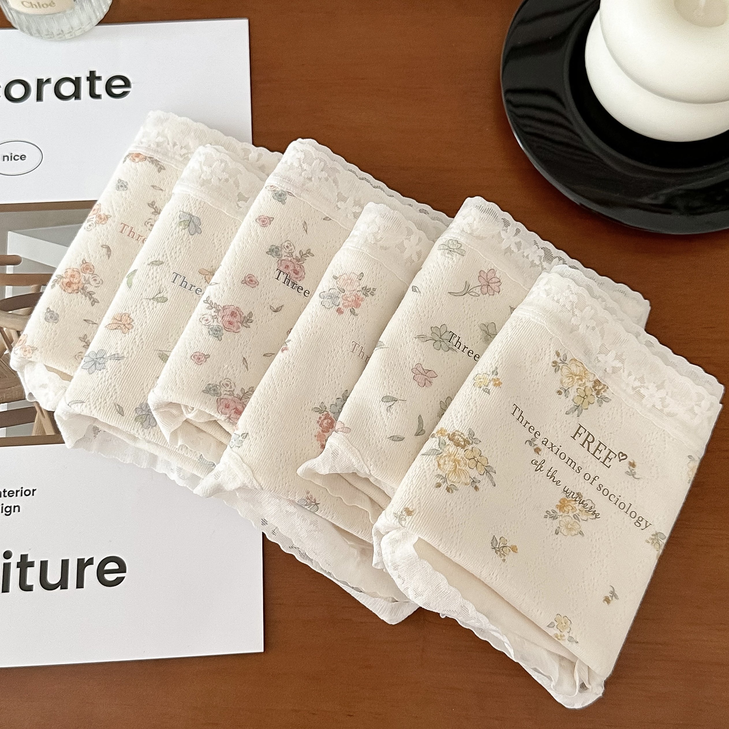 法式蕾丝田园风纯棉不夹臀大码三角裤加长档内裤女2025年春夏新款,女士内衣/男士内衣/家居服,女三角裤,淘宝优惠券,粉丝福利购,淘宝优惠卷