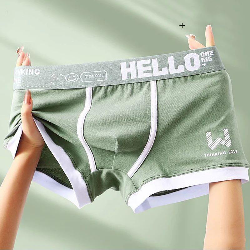 Men Panties Cotton BoxerShorts Man Underwear Mens Boxers Bre