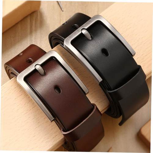 Belt Men Leather Belts for Men Strap trousers belt腰带皮带 1
