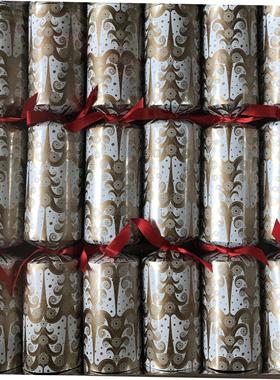 6支装圣诞纸拉炮 Christmas cracker 内装玩具纸帽英文笑话纸