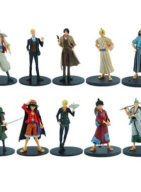 18cm One Piece Anime Figure Pirate Warriors Monkey D Luffy R