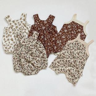 Summer Baby Girl Clothes Floral Newborn Girl Romper Sleevele