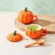 Cup Water Ceramic With Exquisite Pumpkin Lid Creative