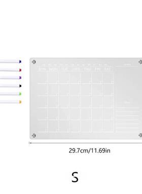PYLV Fridge Magnet Sticker Calendar Board Planner Reusable M