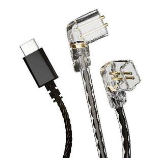 Earphone Cable 0.75mm Dual-pin Headset Wire TYPE-C