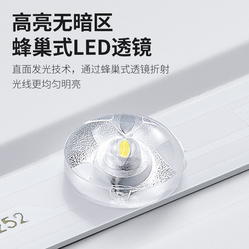 led铝材60xpvc面板灯天花