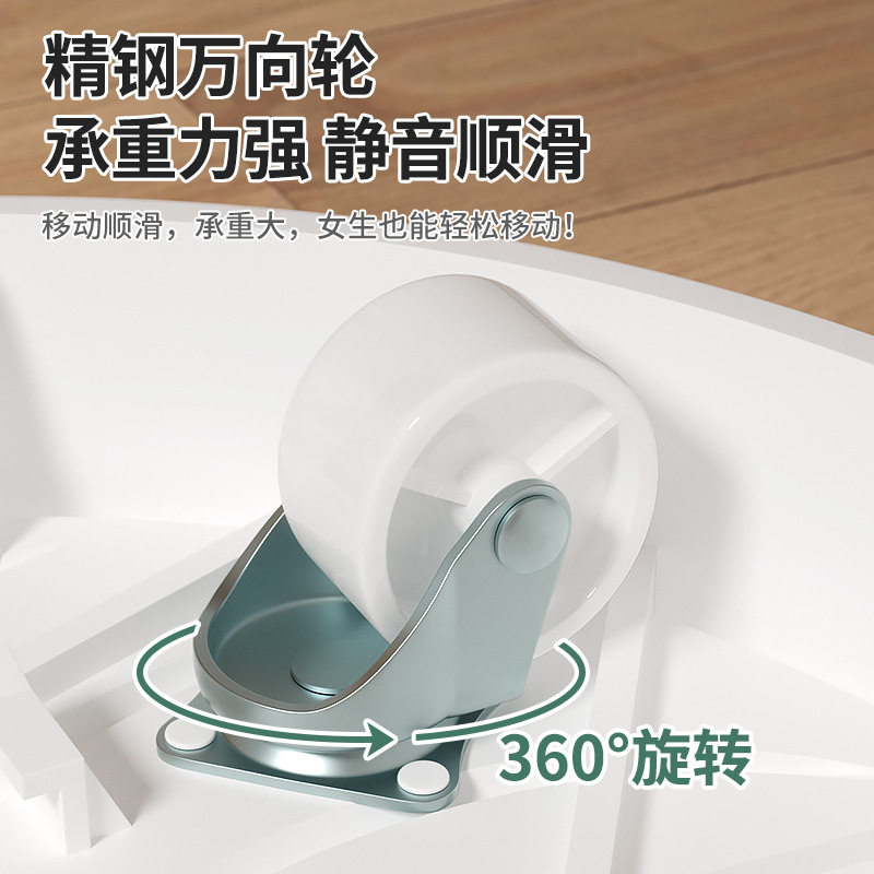 圆形花盆托盘底座可移动