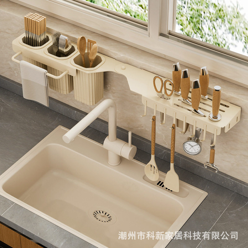 筷子刀具置物架免打孔壁