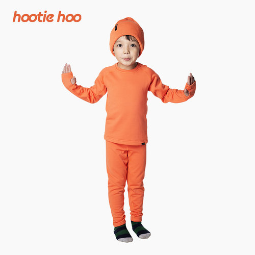 儿童保暖抓绒内衣HOOTIEHOO
