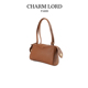 CHARM LORD拉德芳斯小号单肩包托特牛皮通勤包质感手提包法式 女包