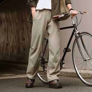 2025款 商场同款 防泼水加绒直筒裤 男冬季 101725127127 森马休闲裤