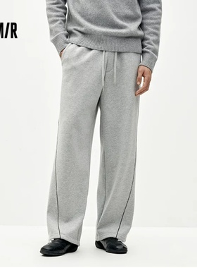 【王安宇同款】森马休闲裤男冬发热加绒情侣25新款101725127201A