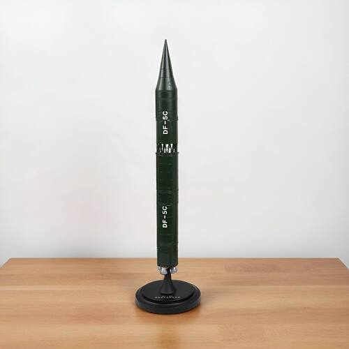 DF-5C导弹模型玩具桌面摆件