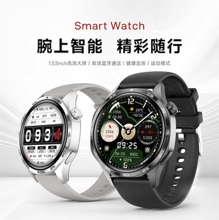 gt5pro智能手表男士 2025运动手表华强北watch新款 gt4手环女多功能防水测心率血压蓝牙电子表适用为 真顶配