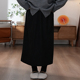 福饮沸别 感休闲百搭灯芯绒直筒裙2533 胖mm时尚 深秋序曲 大码