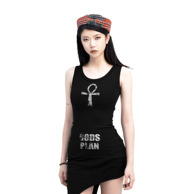 Godsplan*上帝计划不规则包臀裙