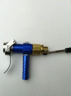 制冷业加压检测用不锈钢头扳手式快速充气枪接头KCQ-E-B充气头