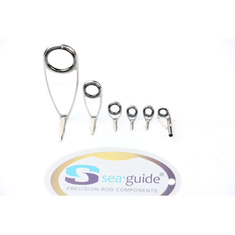 DIY马口路亚竿弹射微物用直柄导环兴泰6支装微导配件导眼套装