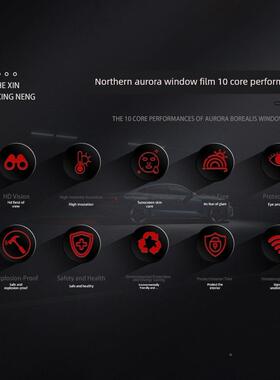 极璃光官方车玻汽车窗贴前档北62867太阳防晒隔热防爆单档
