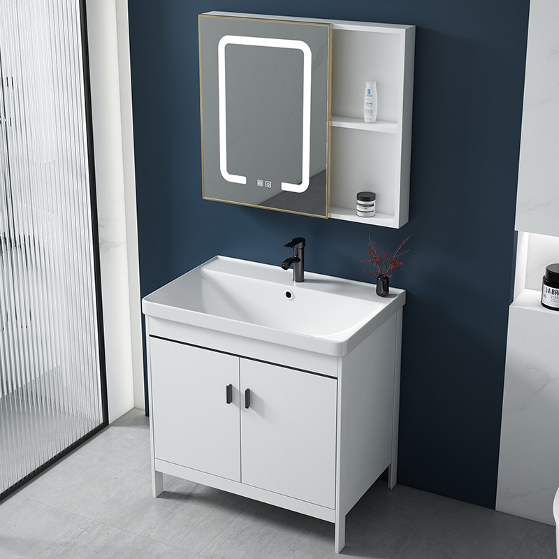 落地式浴室柜组合卫生间加深陶瓷一体洗漱台池洗脸盆柜阳台洗手盆