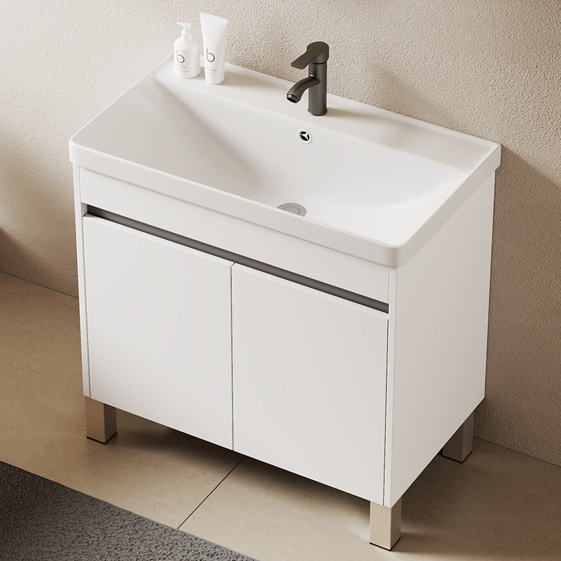 落地式洗手盆柜组合加深陶瓷一体洗漱面盆柜卫生间洗脸盆柜浴室柜