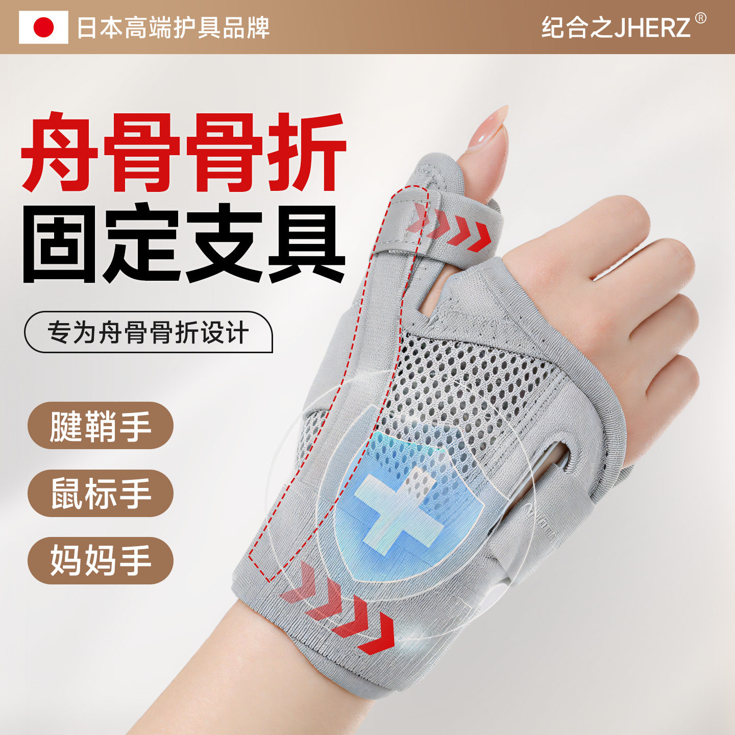 【日本舟骨骨折固定支具】