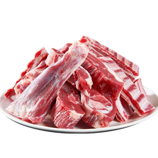 宁夏滩羊肉新鲜现杀特产全羊前腿棒骨羊排4斤手把肉年货礼盒