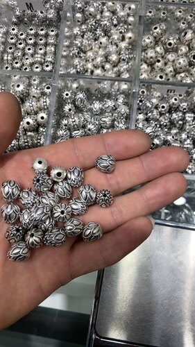 足银999大号莲花苞