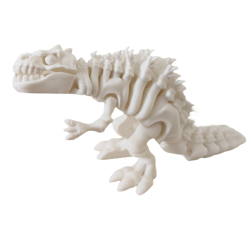 3D打印骷髅哥斯拉怪兽关节可活动仿真动物玩具骨骼模型手办摆件