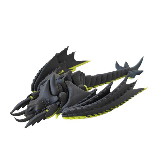 驯龙高手鬼钳龙模型隐钳龙玩具