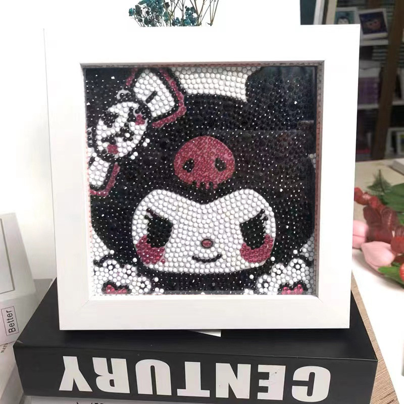 库洛米钻石画儿童手工DIY粘贴点钻画新款女孩钻石贴画生日礼物使用感如何?