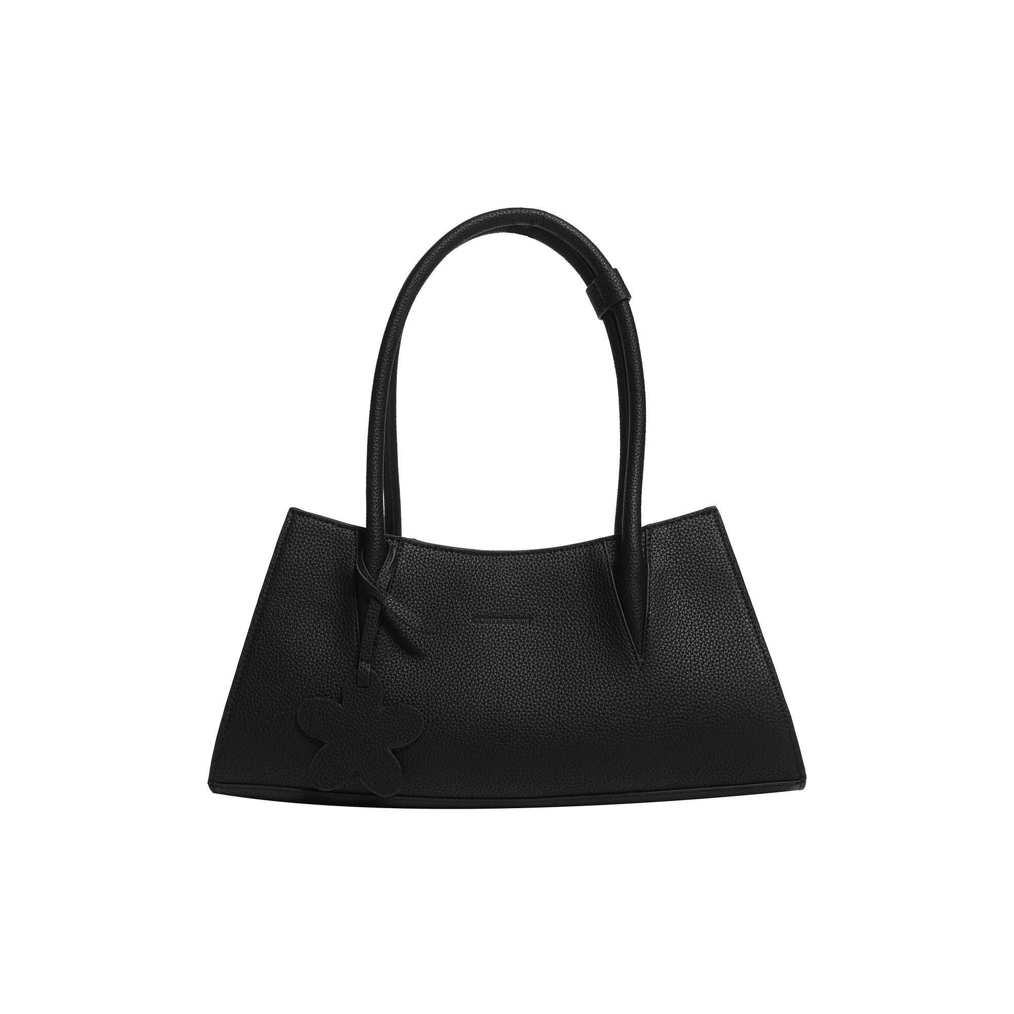 costustoot 黑色高级感立体中号手提粒面皮腋下单肩包包女,箱包皮具/热销女包/男包,腋下包,淘宝优惠券,粉丝福利购,淘宝优惠卷