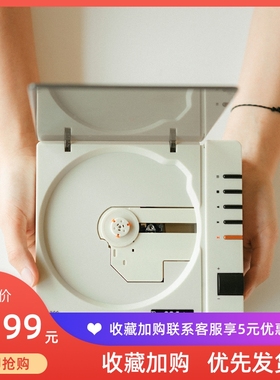 Syitren赛塔林CD播放机R300复古高音质蓝牙听专辑便携式洛天依IP