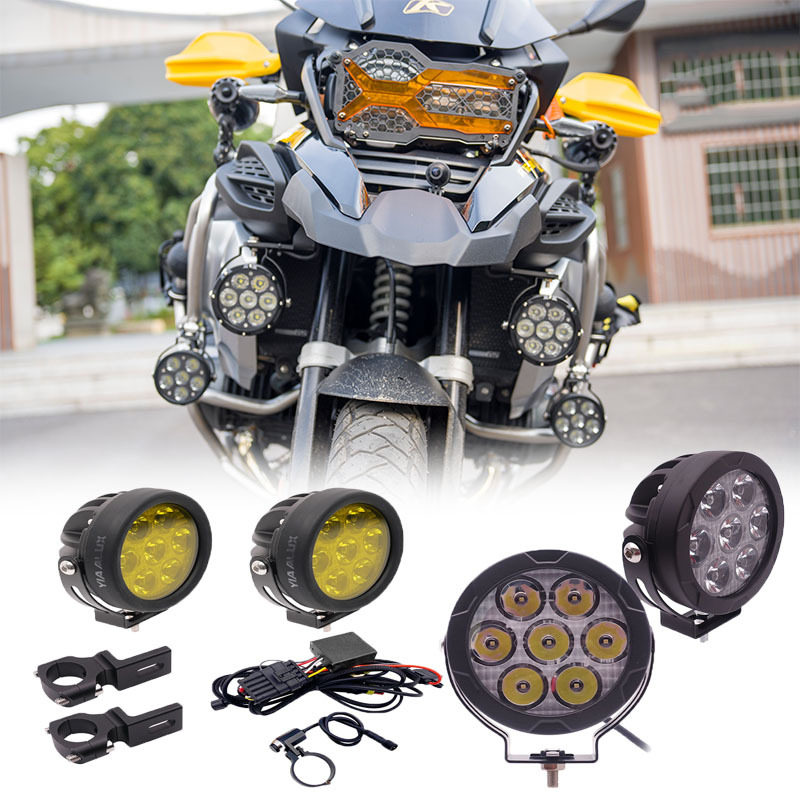 宝马F750GS/F850GS/R1250GS/ADV/R18辅助大灯7珠射灯LED铺路雾灯