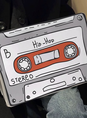 M[录音带]华为笔记本保护壳新款/macbook保护壳M4 matebook 14电脑保护套微软笔记本保护壳涂鸦小众保护壳