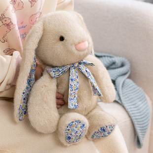 正版碎花长耳兔玩偶挂件毛绒玩具公仔小兔子睡觉抱枕娃娃生日礼物