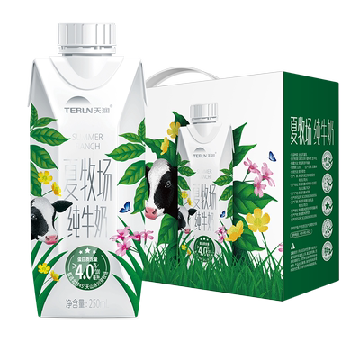 天润全脂牛奶新疆浓缩儿童奶