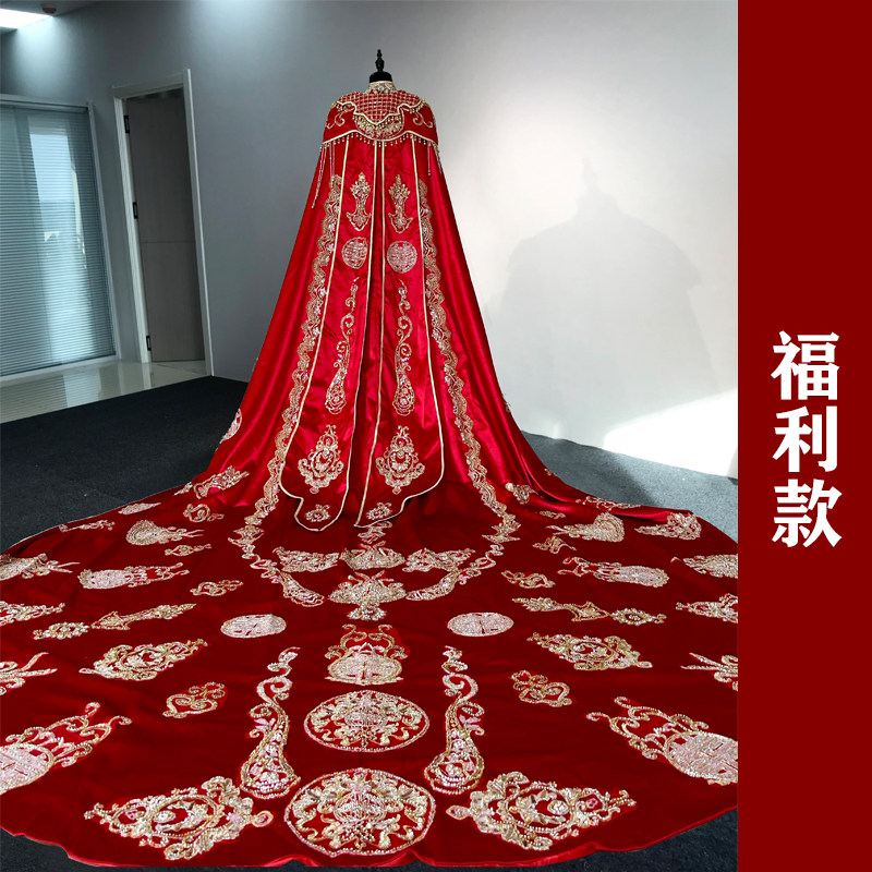 出租2025年新款中式秀禾服披旗袍