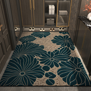 中式 入户门进门地垫门口玄关门垫防滑脚垫客厅地毯可裁剪脚踏垫子