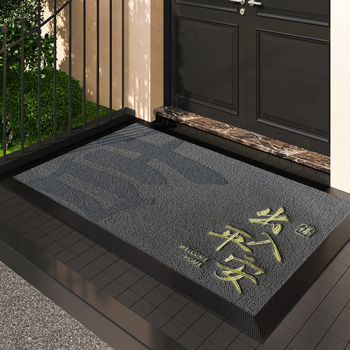 入户门地垫进门门垫高端别墅大门口防滑脚垫门外家用地毯耐脏免洗