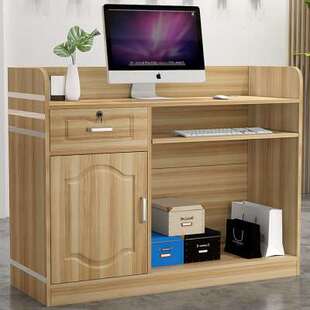 吧台桌收银台柜台小型简约现代美容院便利店服装店店铺前台接待台