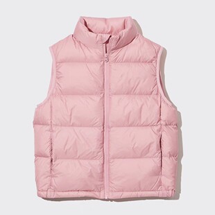 童装男童女童高级轻型羽绒背心2024冬新款保暖舒适百搭马甲460164