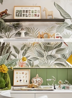 样板间儿童房书桌恐龙化石主题