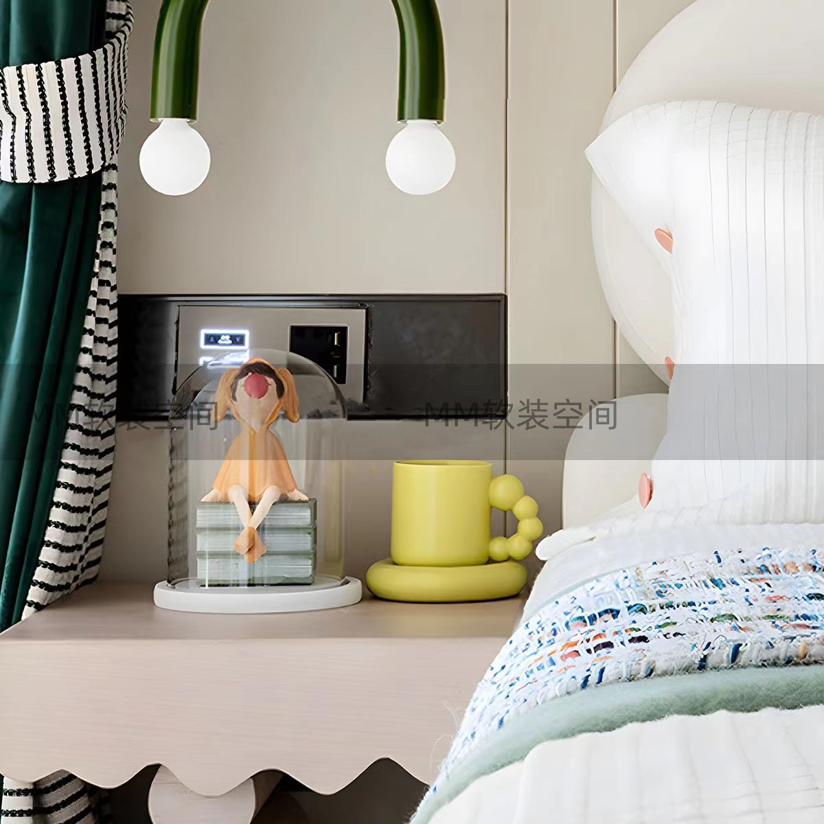 儿童房摆件样板间简约装饰品