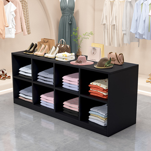 服装店中岛桌展示台边柜收银柜台吧台收纳柜摆件展台流水陈列展示