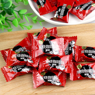 徐福记炭烧咖啡硬糖500g特浓香浓办公室招待提神犯困零食休闲食品