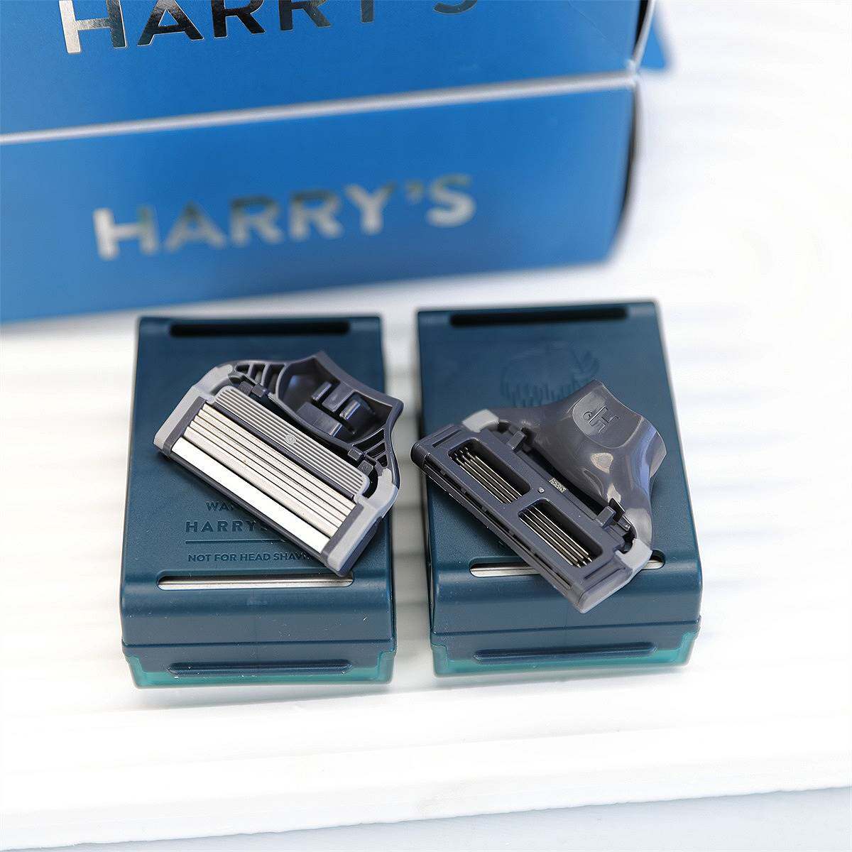 HARRYS美国原装进正品德国制造5层刀片男士手动剃须刀替换刀头_虎窝淘